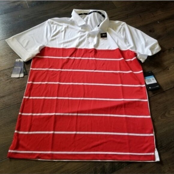 Nike Dri-Fit Flex Men Medium Georgia Bulldogs NCAA Football Polo Gf112025 - Picture 2 of 8